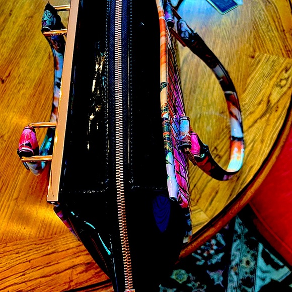 NWT StunningTED BAKER London Floral&BlackVerne Handbag.GORGEOUS.BeautyToDressing - Picture 6 of 7